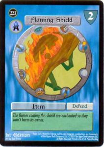 Flaming Shield
